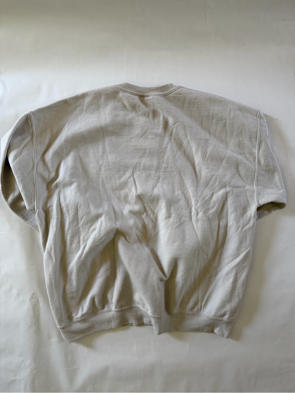 Women’s Cream Graphic Sweatshirt - 'The Best Is Yet To Come': XL - Picture 3 of 3